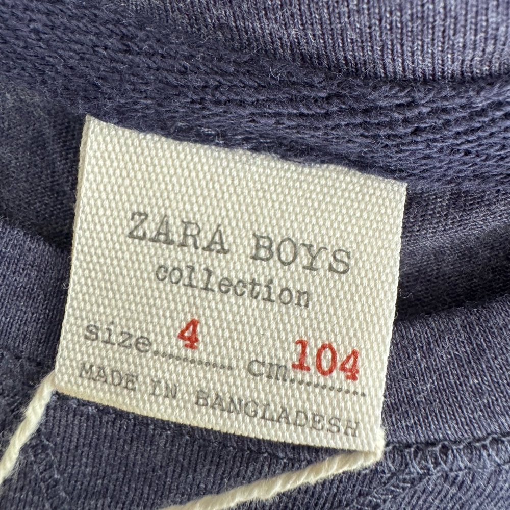 Zara Boys Navy Long Sleeve Shirt - Picture 3 of 5